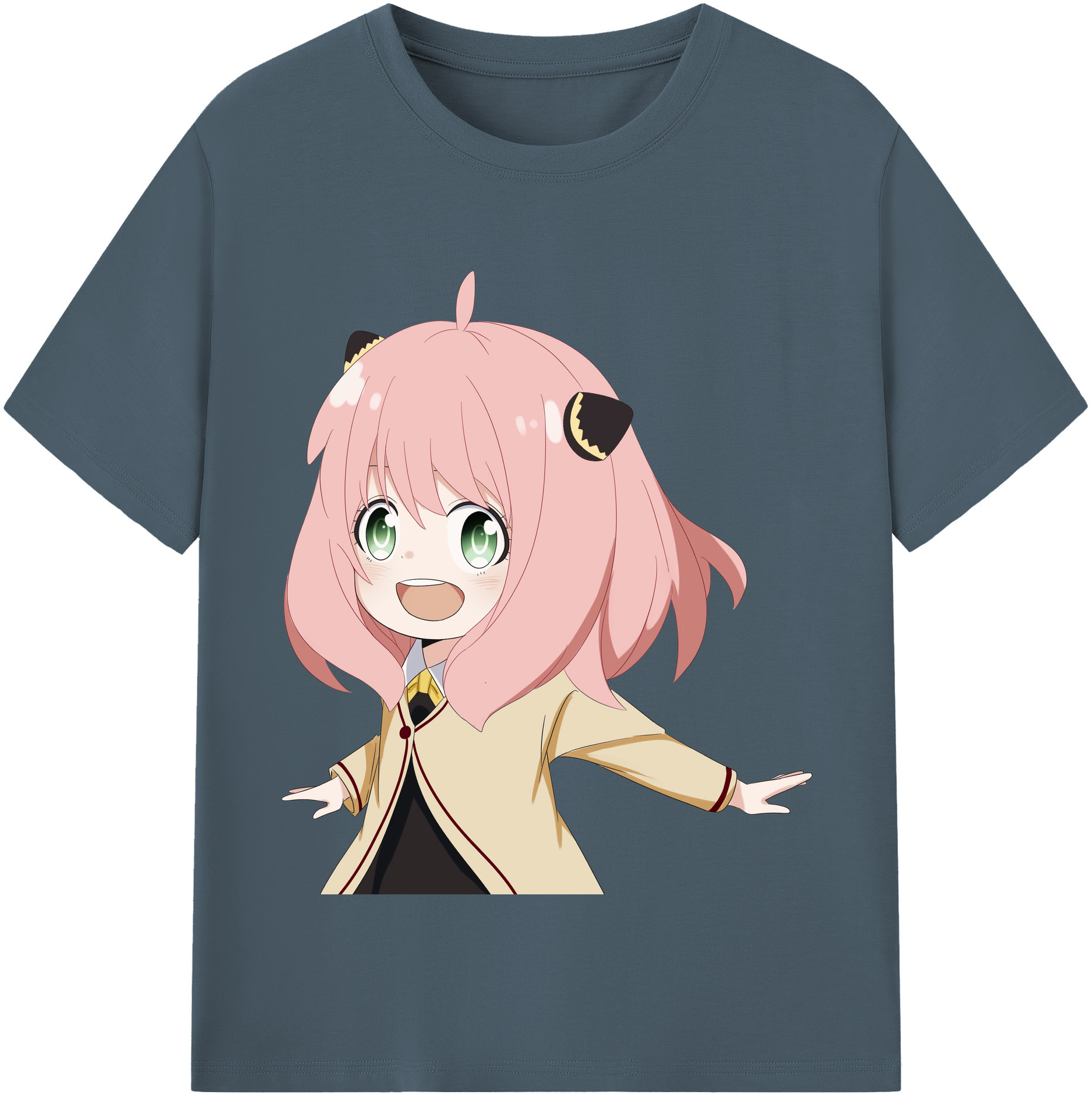 （画像用） SPY×FAMILY间谍家家酒 綿100％半袖Tシャツ（フロントプリント）